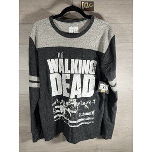 The Walking Dead TWD Long Sleeve Shirt  M official AMC Zombies gray Bioworld